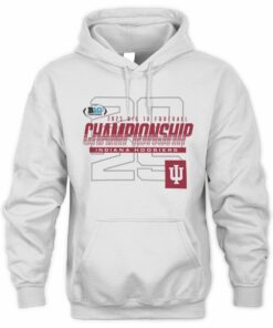 Indiana Hoosiers Big 10 Championship Bound White Merch Hoodie