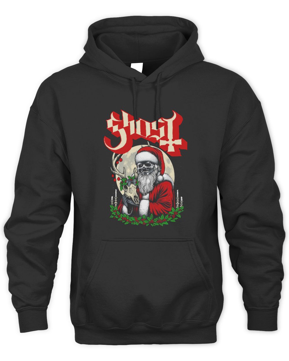 Ghost Merch Father Christmas Hoodie