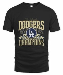 New Era Los Angeles Dodgers 2025 World Series Champions T-Shirt