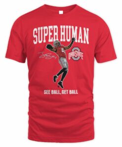 Ohio State Buckeyes Football Superhuman Wide Receiver Shirt