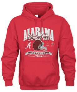 NCAA Shop Unisex Blue 84 Crimson Alabama Crimson Tide College Football Playoff 2026 Rose Bowl Sweatshirt Hoodie