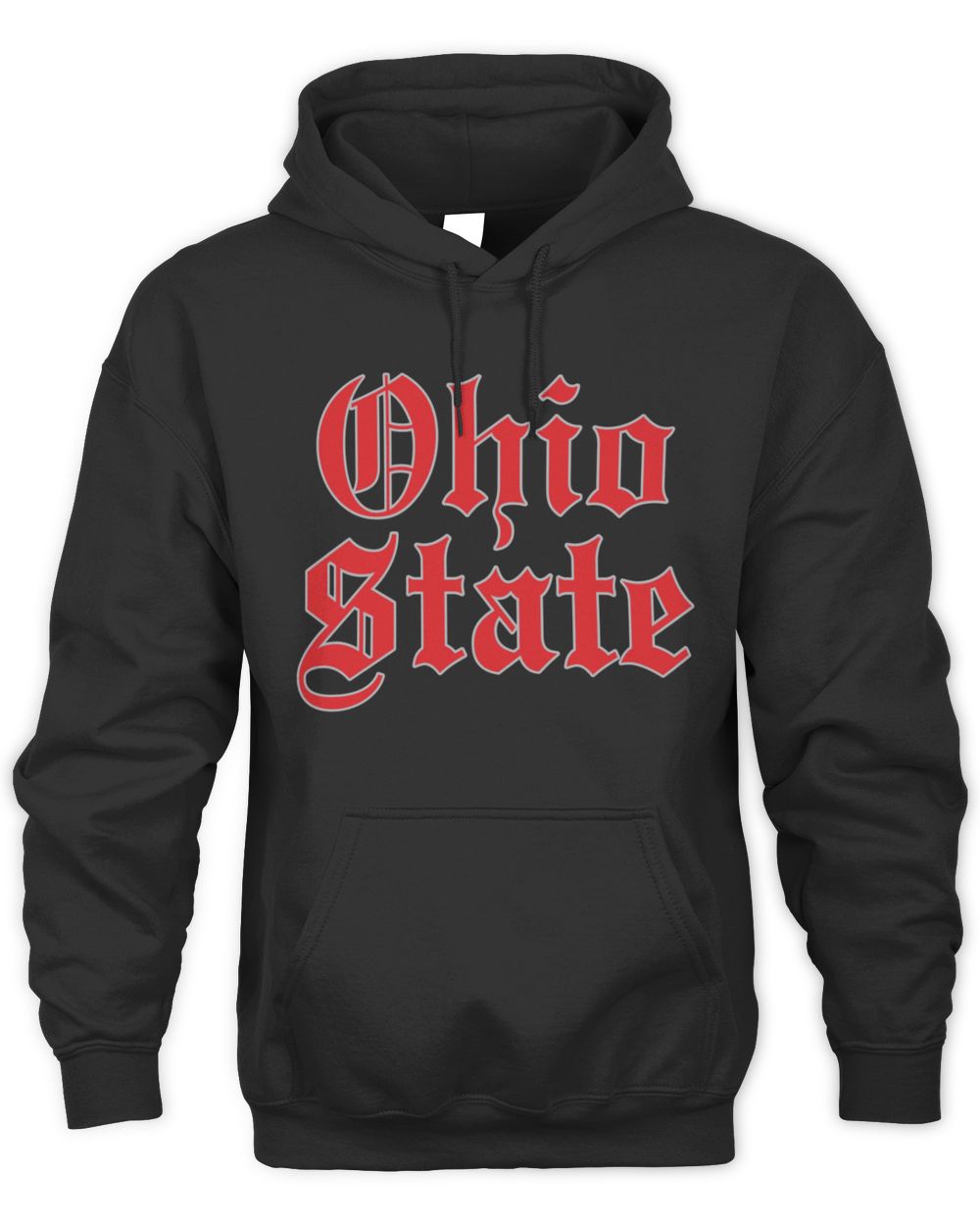 Ohio State Buckeyes Old English Black Official Hoodie
