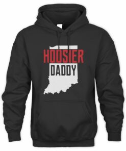 Hoosier Daddy Black Sweatshirt Hoodie