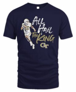 Georgia Tech All Hail Haynes King GT Football Star Tee