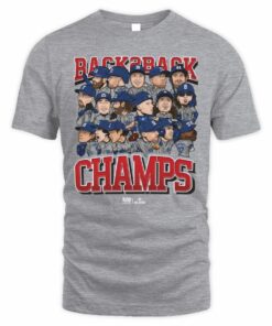 Los Angeles Dodgers Back 2 Back Baseball Champs 2025 Team T-Shirt