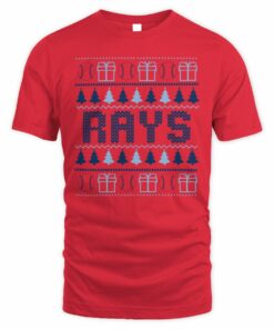 Tampa Bay Rays Baseball Christmas Ugly Sweater T-Shirt