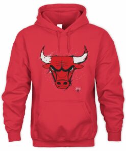 NBA Shop Chicago Bulls Splatter Graphic Sweatshirt Hoodie