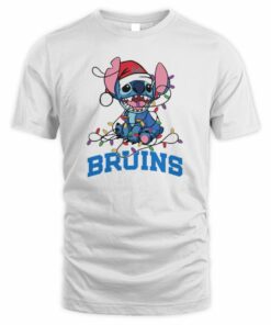 UCLA Bruins Cute Stitch Christmas Lights NCAA T-Shirt