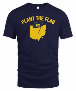 BreakingT Michigan Football Plant The Flag T-Shirt