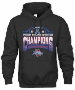 Tulsa Golden Hurricane 2025 Football AAC Champions Conference Hoodie
