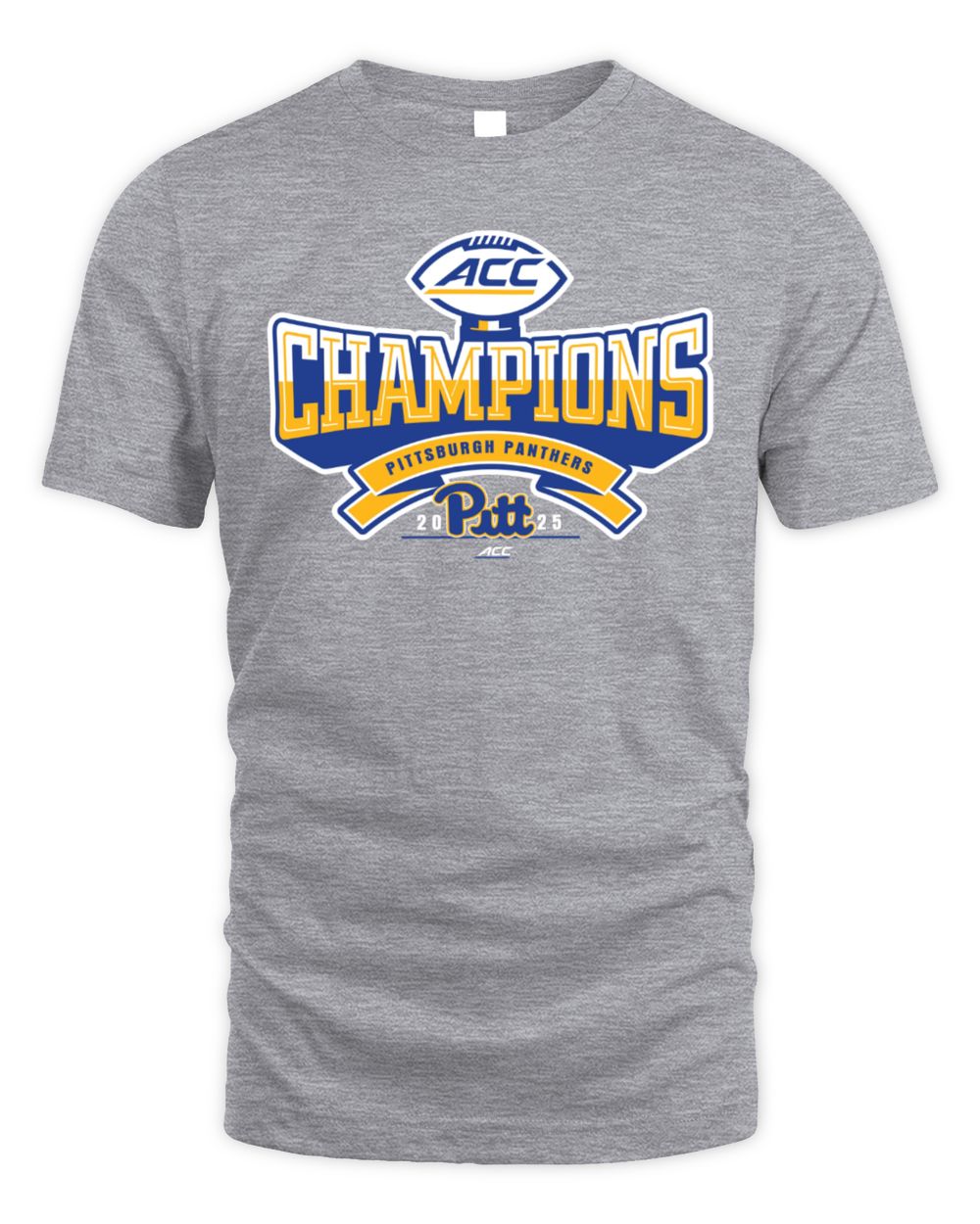 Pittsburgh Panthers 2025 ACC College Football Champion Team T-Shirt