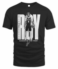 Stephon Castle San Antonio Spurs 2025 NBA Rookie Of The Year T-Shirt