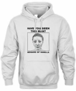 Vanillamace Merch Beware of Vanilla White Hoodie