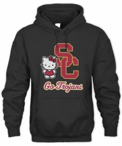 USC Trojans Women’s Hello Kitty Mascot Black Hoodie