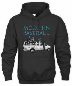 Modern Baseball Merch Back In The Van Black Hoodie