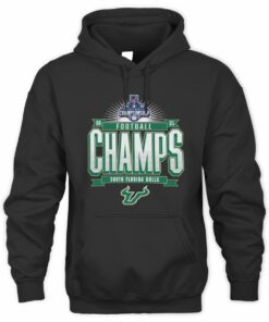 American Athletic Conference Football Champions 2025 South Florida Bulls Hoodie