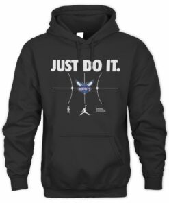 NBA Shop Charlotte Hornets Just Do It Black Hoodie Official