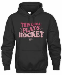 Usa Hockey Merch Youth USA Hockey This Girl Plays Hockey Official Hoodie