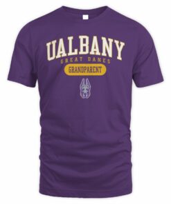 UAlbany Great Danes Grandparent Pill Box Jersey T-Shirt