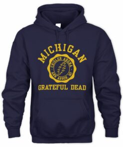 Class Trip Shop Michigan x Grateful Dead Venue Navy Official Hoodie