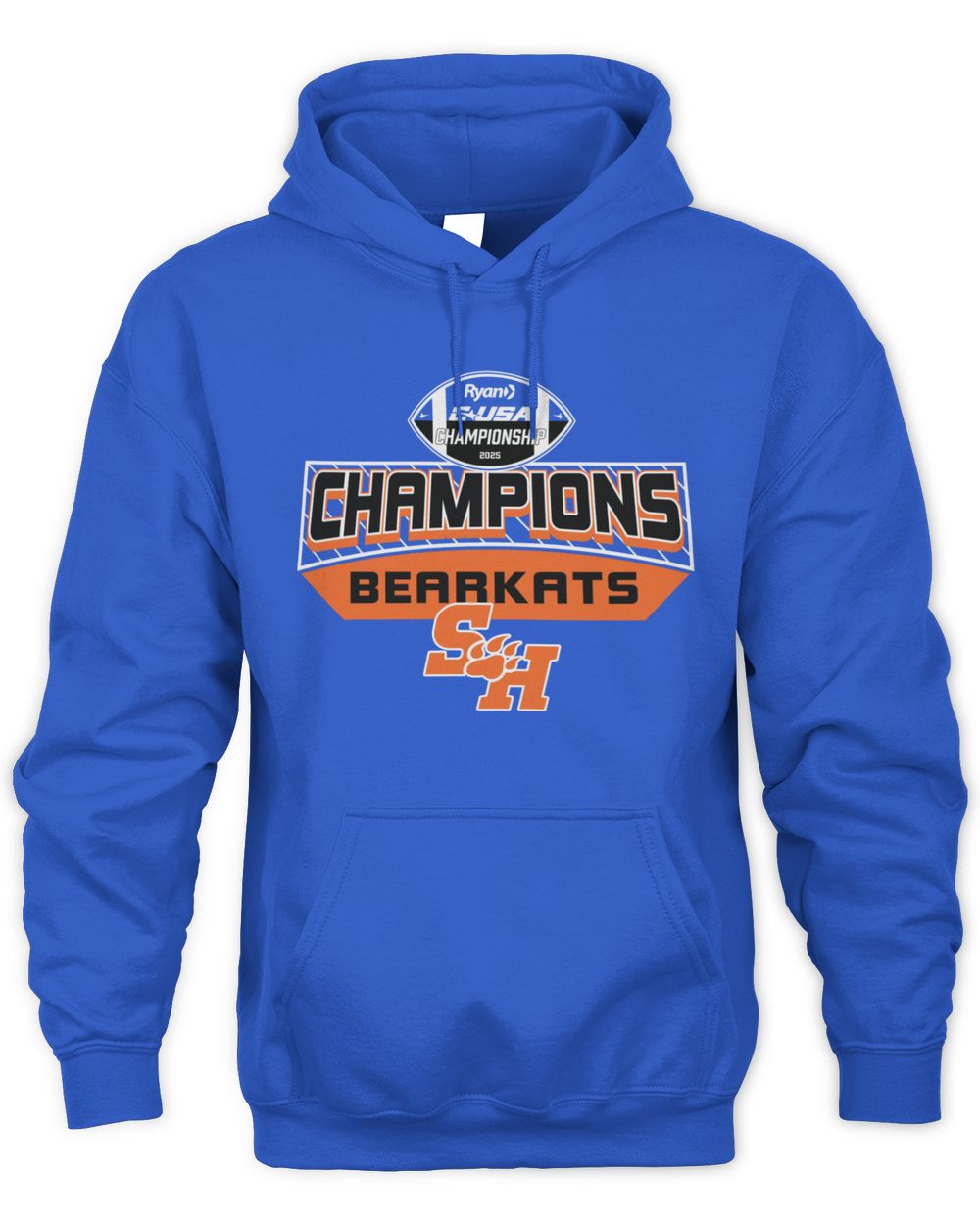 Sam Houston Bearkats Champions 2025 C-USA College Football Hoodie