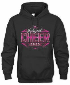 CYO Cheer 2025 Largest Event With Rosters On Back Team Hoodie