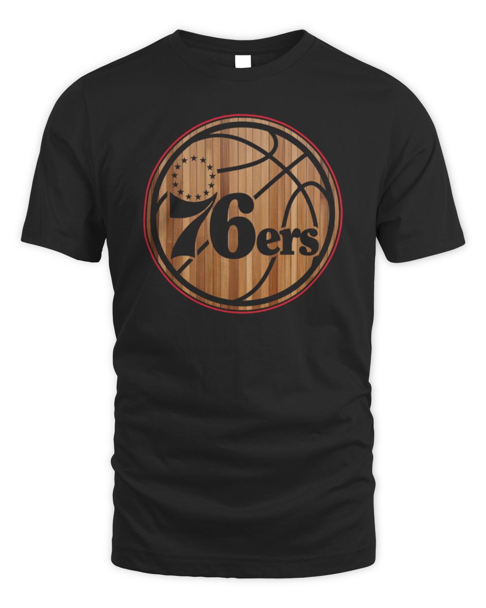NBA Shop Philadelphia 76ers Hardwood T-Shirt Black