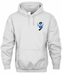 Stay Tuned Merch REBORN blu phoenix Official White Hoodie