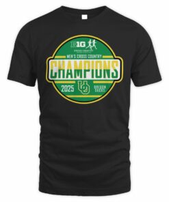 Oregon Ducks Big Ten Men's Cross Country Champions 2025 T-Shirt