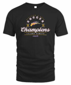 2025 MHSAA Boys Soccer D4 Champions Leland Comets T-Shirt