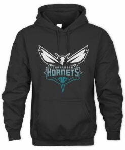 NBA Shop Charlotte Hornets Gradient Logo Black Official Hoodie