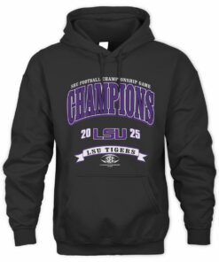 SEC Football Championship 2025 LSU Tigers Champions Hoodie