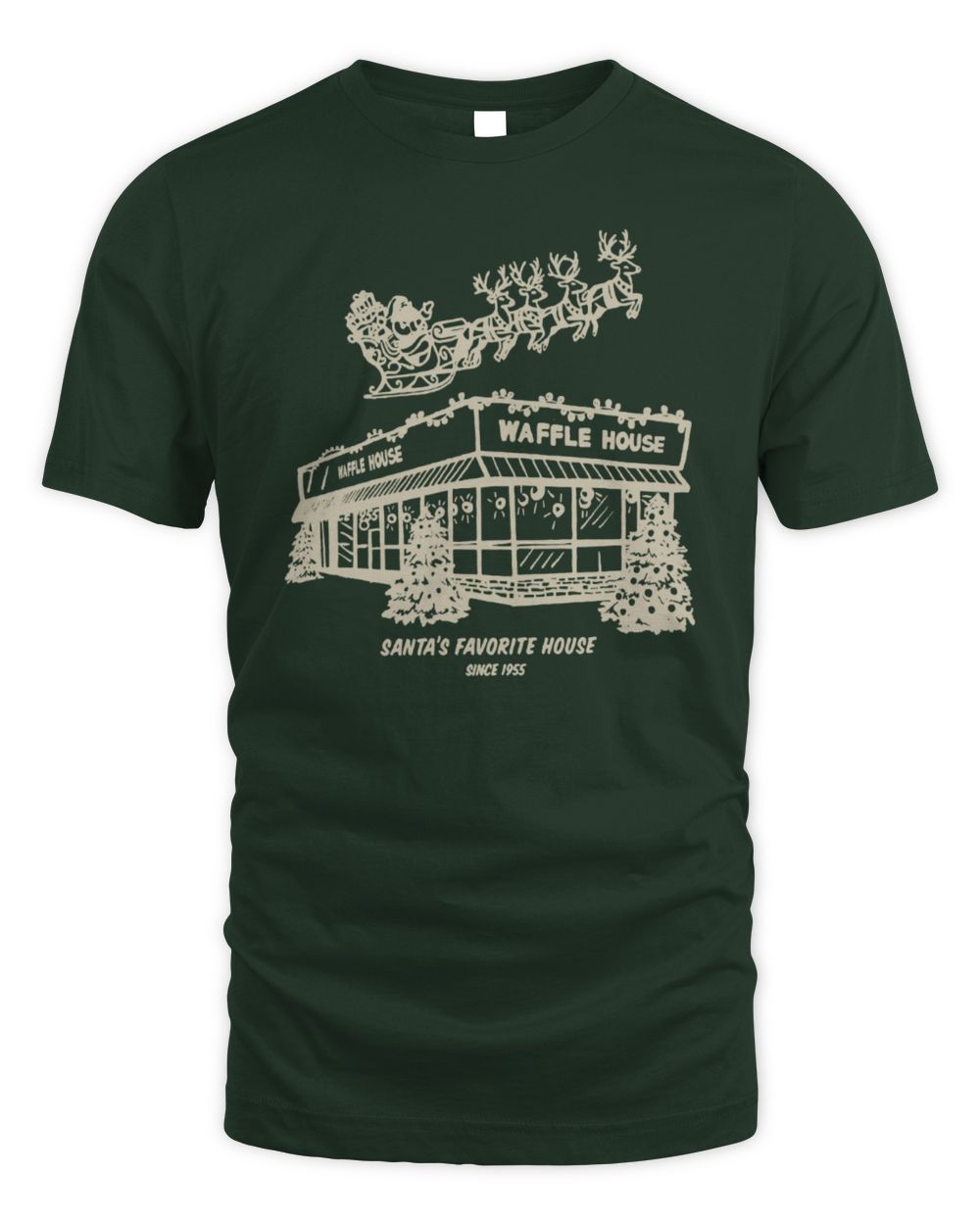 Waffle House Christmas Merch T-Shirt
