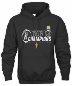 Official Arizona State Sun Devils Football Champions Big 12 Conference 2025 Hoodie