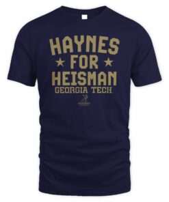 Haynes For Heisman Georgia Tech Heisman Logo T-Shirt