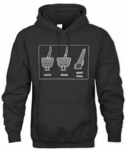 Westen Champlin Merch Clutch Brake Happy Pedal Black Hoodie