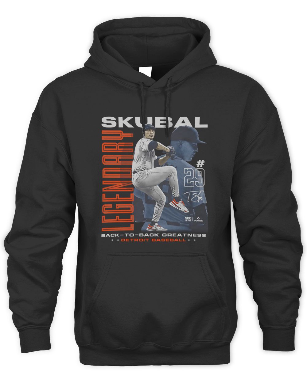 Legendary Pitcher Tarik Skubal Detroit Tigers Pullover Hoodie