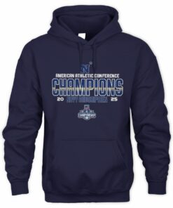 Navy Midshipmen College Football American Athletic Champions 2025 Hoodie