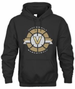 Vanderbilt Commodores Basketball Classic Circle Black Official Hoodie