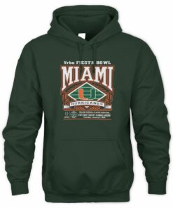 2026 Vrbo Fiesta Bowl Shop Miami Hurricanes CFP Semifinal Power Frame Sweatshirt Hoodie
