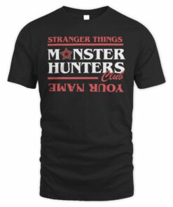 Stranger Things Personalized Monster Hunters Club T Shirt