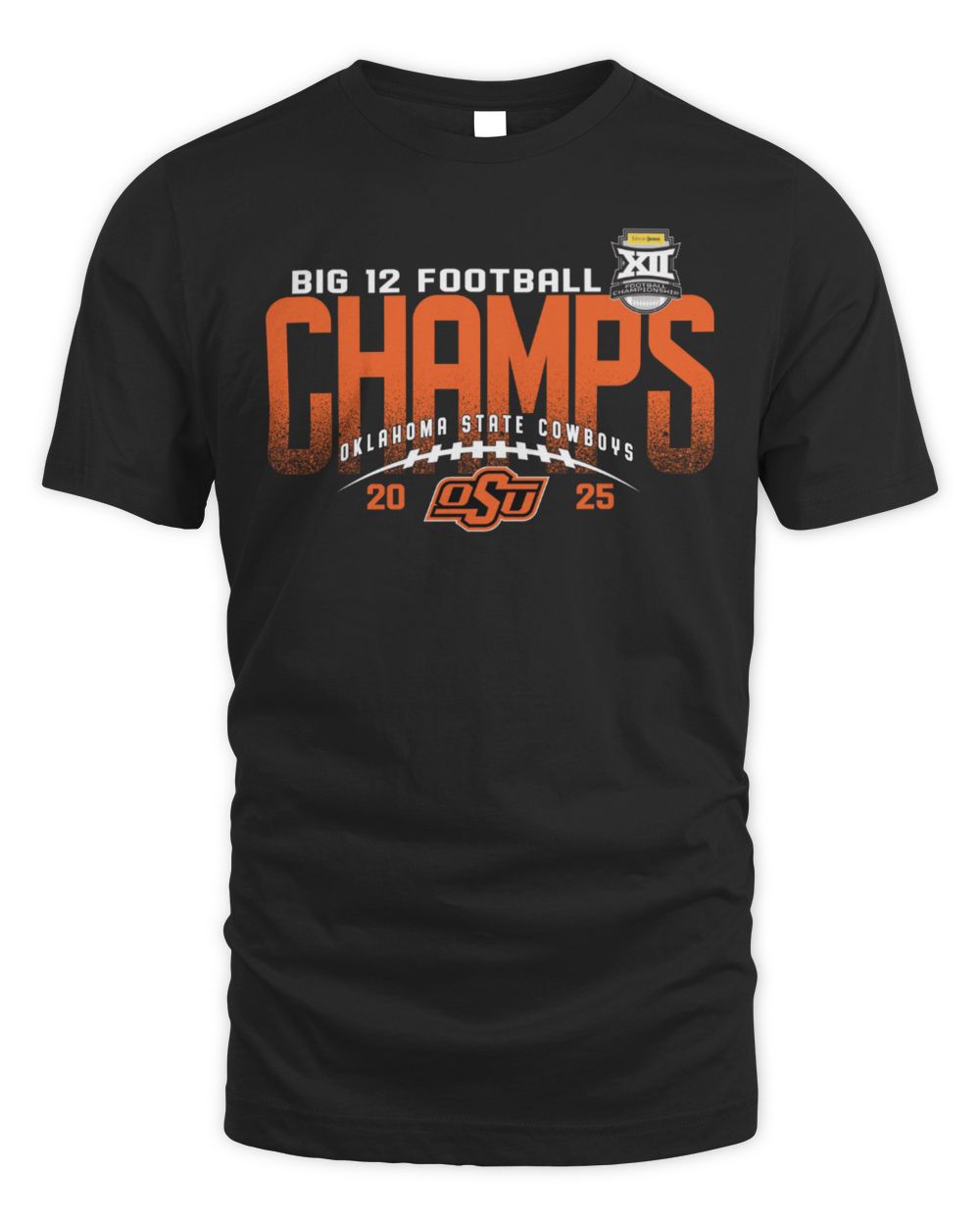Oklahoma State Cowboys Conference Title 2025 Big 12 Champions T-Shirt