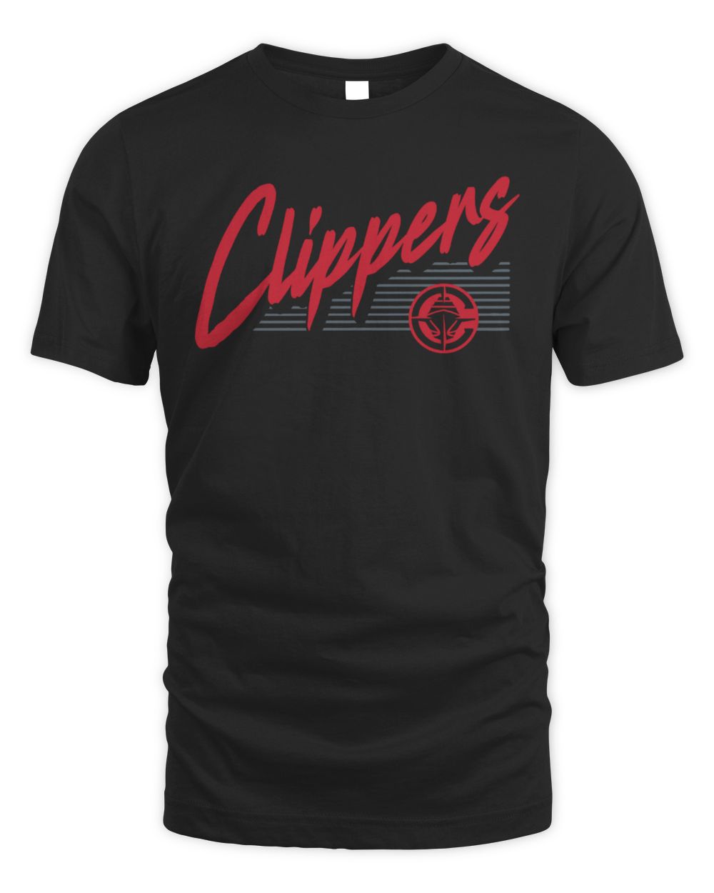 NBA Shop LA Clippers Color Block Slant Quick Strike T-Shirt Black