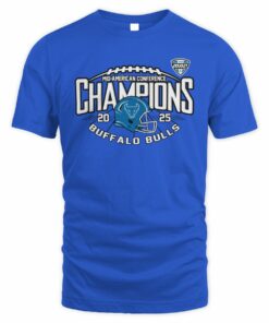 Buffalo Bulls 2025 Mid-American Conference Champions Tee Shirt