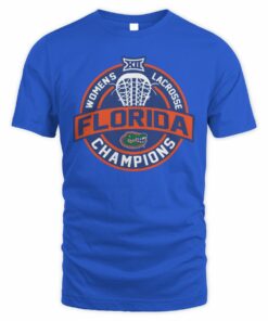 Unisex Blue 84 Royal Florida Gators 2025 Big 12 Women's Lacrosse Regular Season Champions T-Shirt