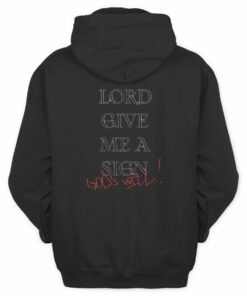 DMXmas Merch Give Me a Sign Black Hoodie