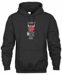 Cold Ones Merch Tax Demon Black Hoodie