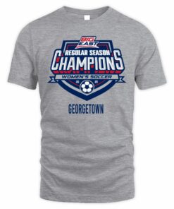 Georgetown Big East 2025 Women’s Soccer Regular Season Champions T-Shirt