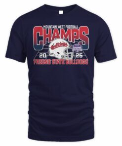 Fresno State Bulldogs Helmet 2025 Mountain West Football Champs T-Shirt