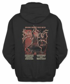Dying Fetus Merch Dying Fetus Wrong One Red Version Hoodie